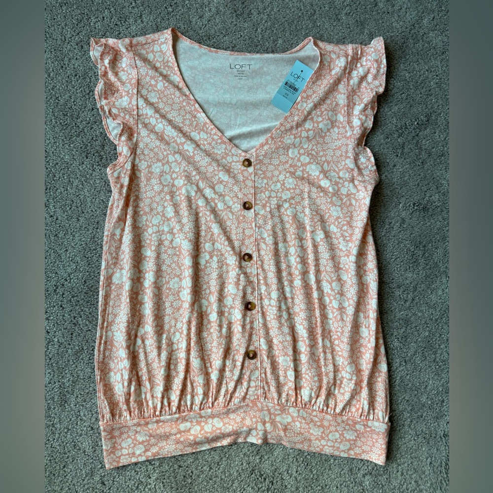 Flower top from Loft Outlet - XSP Petite